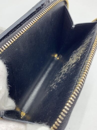 商品画像：YSL MONOGRAM ZIP WALLET2つ折り財布/レザー/BLK/BND668288 5