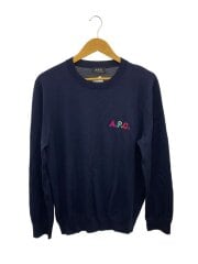 BRIAN ロゴ エンブレム セーター/ニット・セーター(薄手)/L/ウール/NVY