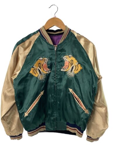 商品画像：虎×LOCALS/リバーシブル/スカジャン/S/ポリエステル/GRN/TT10930 1
