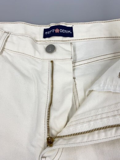 商品画像：ストレートデニムパンツ/ボトム/25/コットン/WHT/無地/OK1027E 3