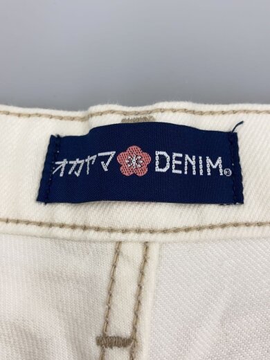 商品画像：ストレートデニムパンツ/ボトム/25/コットン/WHT/無地/OK1027E 4