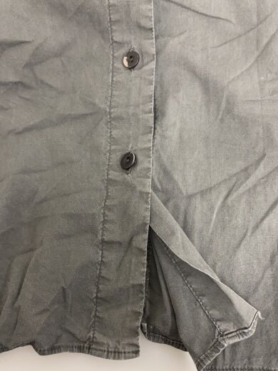 商品画像：エラスタン混/シャツワンピース/1/コットン/GRY/無地/H320 6