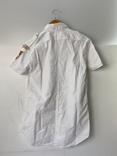 商品画像：半袖シャツ/48/コットン/WHT/03447/02/01/0101/ワッペン 2