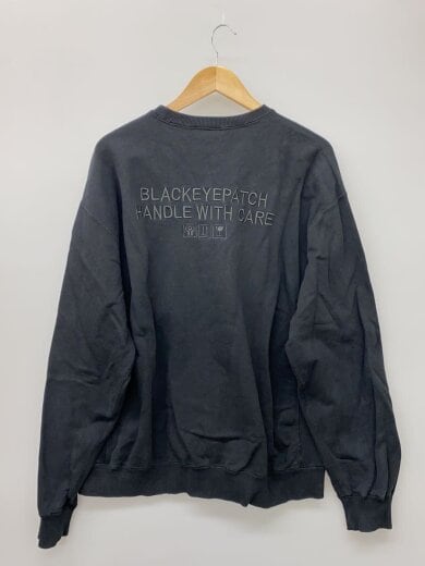 商品画像：ブラックアイパッチ/取扱注意/スウェット/XL/コットン/ブラック// 2