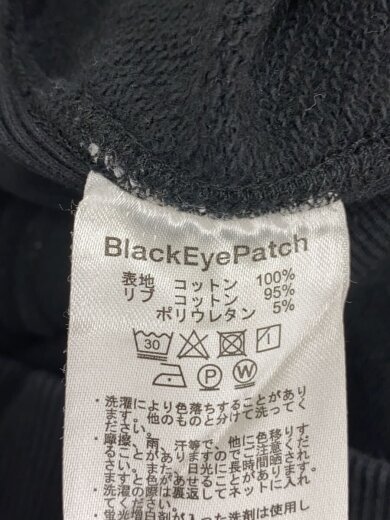 商品画像：ブラックアイパッチ/取扱注意/スウェット/XL/コットン/ブラック// 4