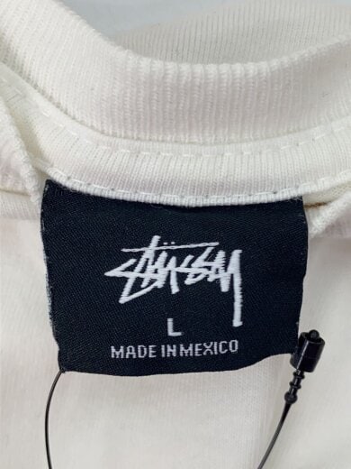 商品画像：ステューシー/Tシャツ/L/コットン/ホワイト/シミ有// 4