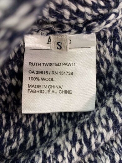 商品画像：アクネ/RUTH TWISTED PAW11/ニット・セーター(厚手)/S/ウール/GRY 4