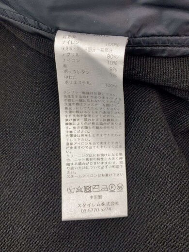 商品画像：ジップパーカー/2/ナイロン/BLK/CLG-40013 5