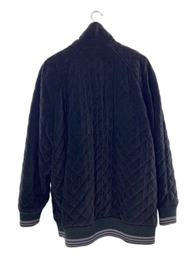 商品画像：キルティングジャケット/XL/レーヨン/BLK/無地 2