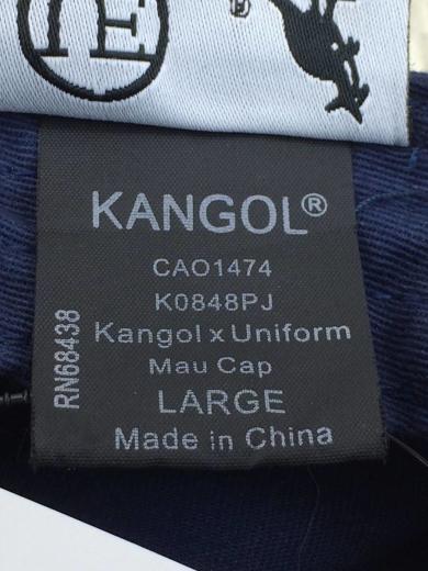 画像：KANGOL × uniform experiment×uniform experiment/MAU CAP/ヘッドウェア/L/コットン/NVY6