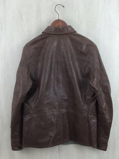 画像：RRLカーコート/S/牛革/BRW/無地2