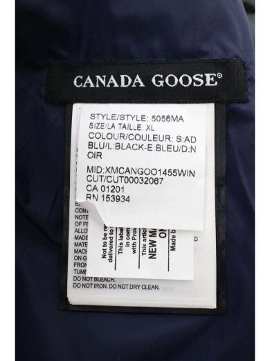 画像：CANADA GOOSE5056MA/ダウンジャケット/XL/ポリエステル/NVY/無地/FUSION FIT/FW20185