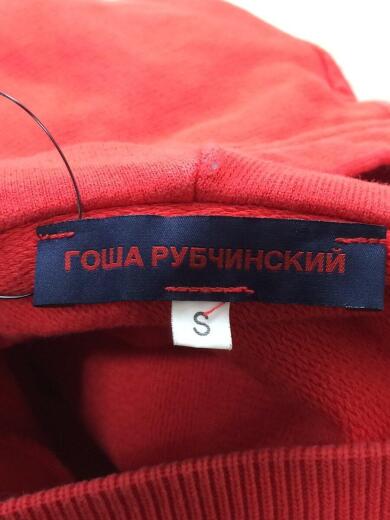 画像：Gosha Rubchinskiy15AW/Flag Logo Hoodie/パーカー/S/コットン/RED4