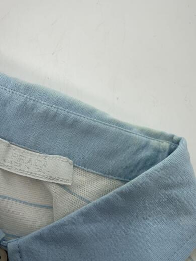 画像：PRADAポロシャツ/M/コットン/WHT/ボーダー6