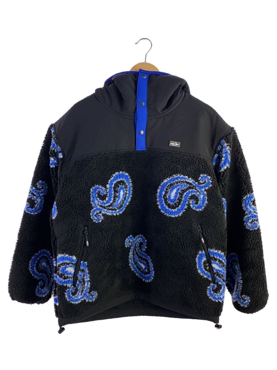 CHALLENGER / フリースジャケット/L/ポリエステル/BLK/ペーズリー/CLG-JK 021-013