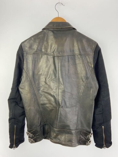 商品画像：レザージャケット・ブルゾン/2/牛革/BLK 2