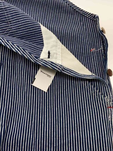 商品画像：オーバーオール/34/デニム/BLU/ストライプ 3