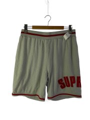 ショートパンツ/M/ポリエステル/GRY/ultrasuede mesh short/24ss