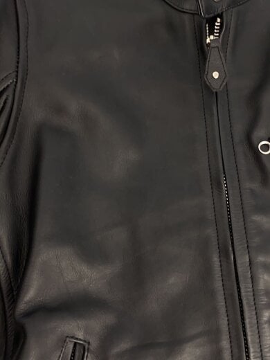 商品画像：ジャケット/2/レザー/BLK/無地 8