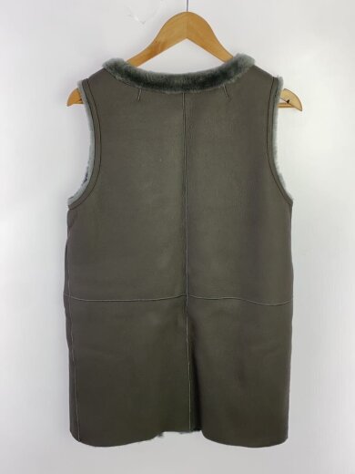 商品画像：ムートンコート/--/羊革/GRY/無地/*ムートン/リバーシブル 2