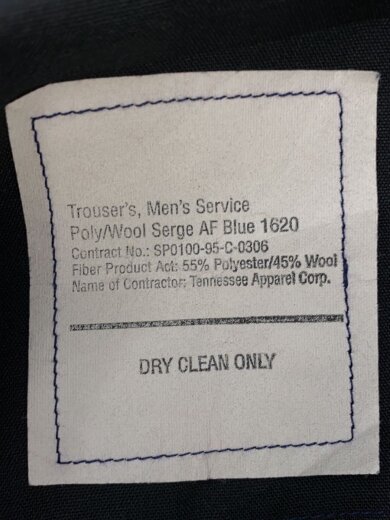 商品画像：ボトム/--/コットン/NVY/無地/8415-01-377-9352 5