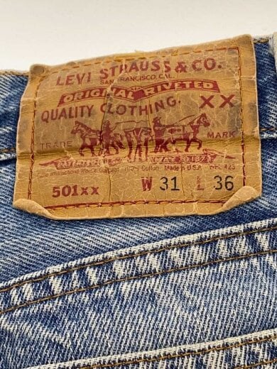 商品画像：ボトム/31/デニム/IDG/501-5900/501xx/刻印555/バレンシア 4