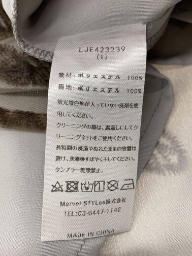 商品画像：ノースリーブワンピース/1/ポリエステル/BRW/LJE423239 4