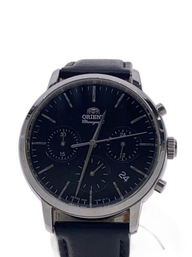 商品画像：腕時計/アナログ/レザー/BLK/BLK/RMD0-UAB0 1