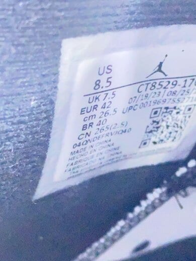 商品画像：AIR JORDAN 6 RETRO_エアジョーダン 6 レトロ/26.5cm/WHT 5