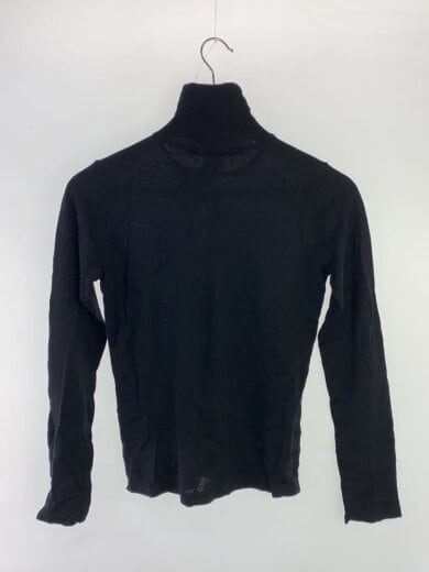 商品画像：ニット・セーター(薄手)/42/ウール/BLK/無地 2