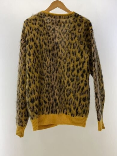 商品画像：カーディガン(厚手)/M/モヘア/YLW/レオパード/22fw-wmk-kn11 2