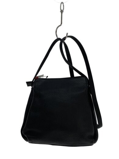 商品画像：PRECIOUS/ショルダーバッグ/レザー/BLK/無地 1