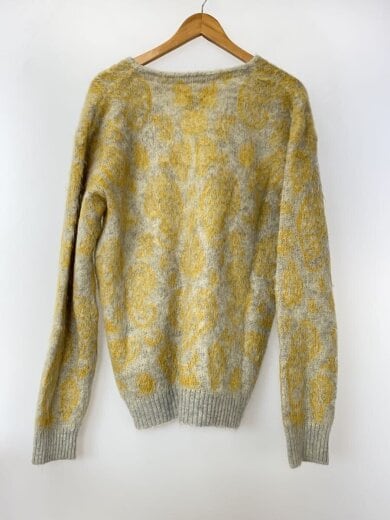 商品画像：カーディガン(厚手)/S/モヘア/YLW/総柄/HM379 2