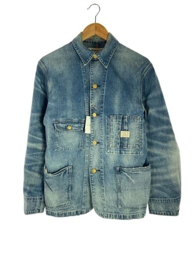 商品画像：カバーオール/S/コットン/BLU/無地/engineer coat 1