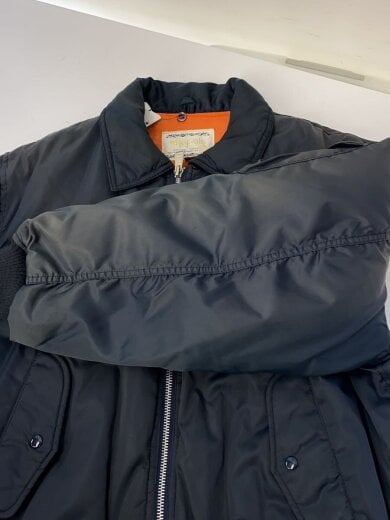 商品画像：lepots/フライトジャケット/L/ナイロン/NVY/無地 6