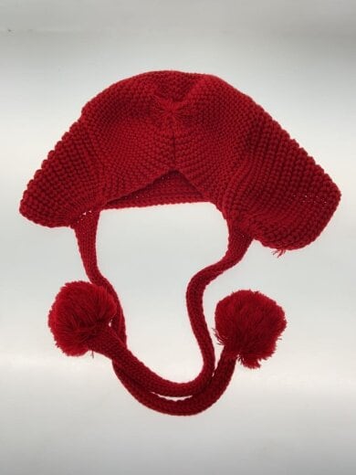 商品画像：epicks/ニットキャップ/--/コットン/RED/レディース 2