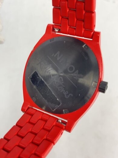 商品画像：×The Rolling Stones/クォーツ腕時計/アナログ/ステンレス/RED/RED/SS 3