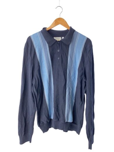 商品画像：ポロシャツ/M/コットン/NVY// 1