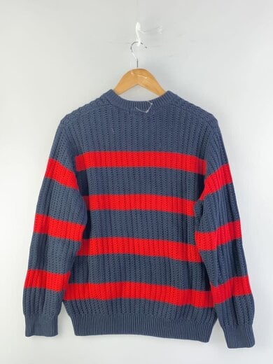 商品画像：S/コットン/ボーダー/NVY/25SS/Loose Gauge Stlipe Small Box Sweater// 2