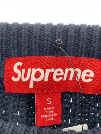 商品画像：S/コットン/ボーダー/NVY/25SS/Loose Gauge Stlipe Small Box Sweater// 3