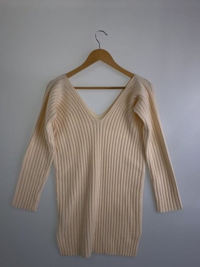 商品画像：ニット・セーター(厚手)/FREE/ウール/WHT/8613-199-0043-0100// 2