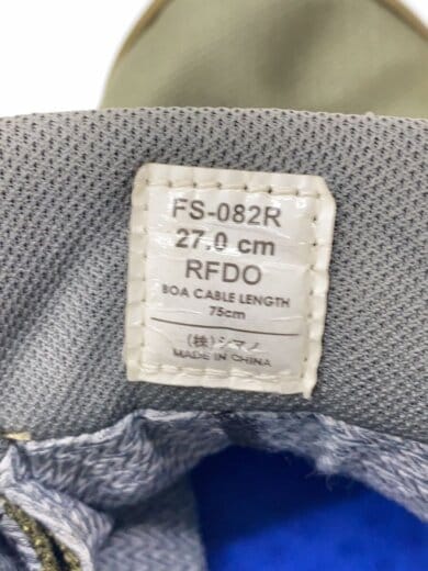 商品画像：ハイカットスニーカー/27cm/KHK/fs-082r 5