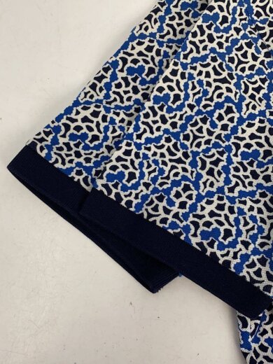 商品画像：ポロシャツ/S/コットン/BLU/総柄 6