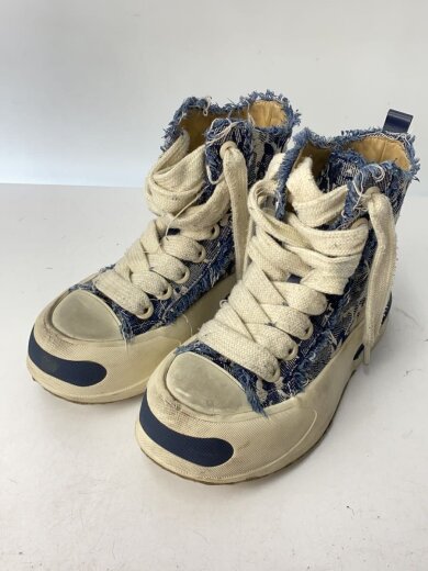 商品画像：ハイカットスニーカー/27.5cm/BLU/キャンバス 2