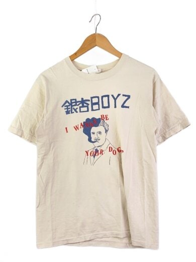 商品画像：Tシャツ/S/コットン/BEG/無地/00s/銀杏boys 1