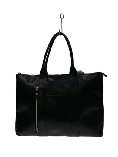 商品画像：トートバッグ/レザー/BLK/無地// 1