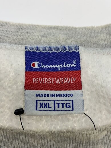 商品画像：スウェット/XXL/コットン/GRY/REVERSE WEAVE/00S/刺繍タグ/メキシコ製/NORTH// 3
