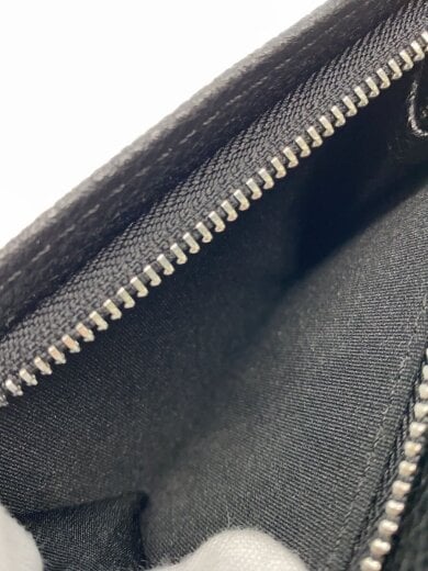 商品画像：3つ折り財布/レザー/BLK/無地/メンズ// 5