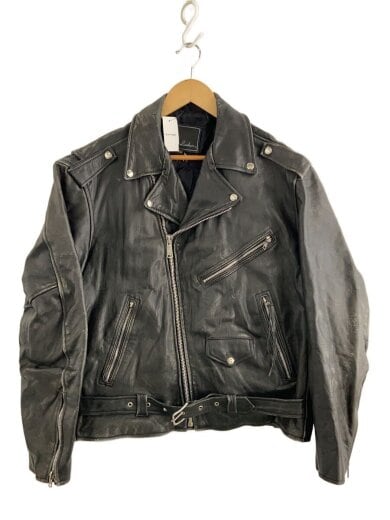 商品画像：gino leathers/ダブルライダースジャケット/48/レザー/BLK// 1