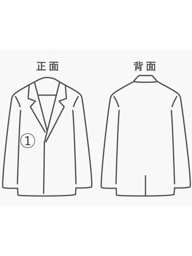 商品画像：ジャケット/M/ポリエステル/GRY/無地 7